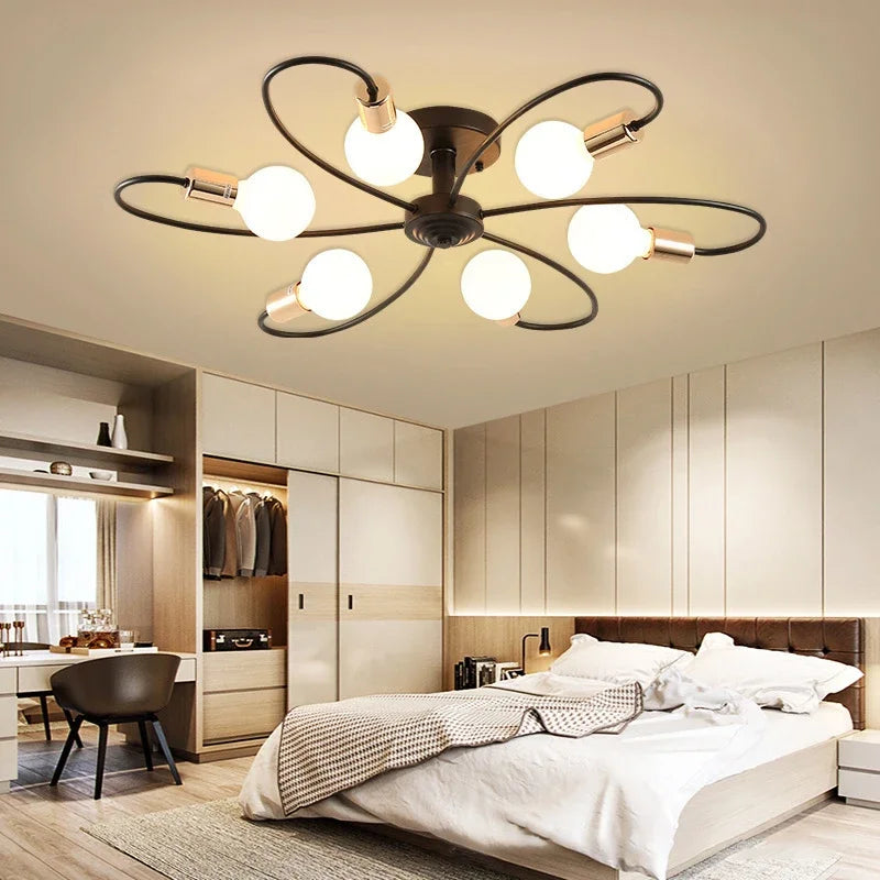 Nordic LED Ceiling Light - Contemporary Pendant Light for Living Room, Bedroom, Hotel