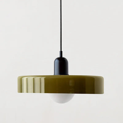 Orange Glass Pendant Light - Nordic Creative Design