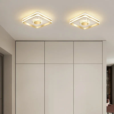 Modern Aisle LED Ceiling Light - Luxurious Indoor Lighting Fixture for Bedroom, Bathroom, Corridor, Balcony