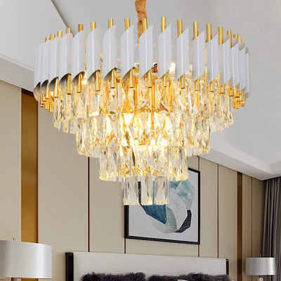 Modern Lustre Crystal Big LED Chandelier Lighting