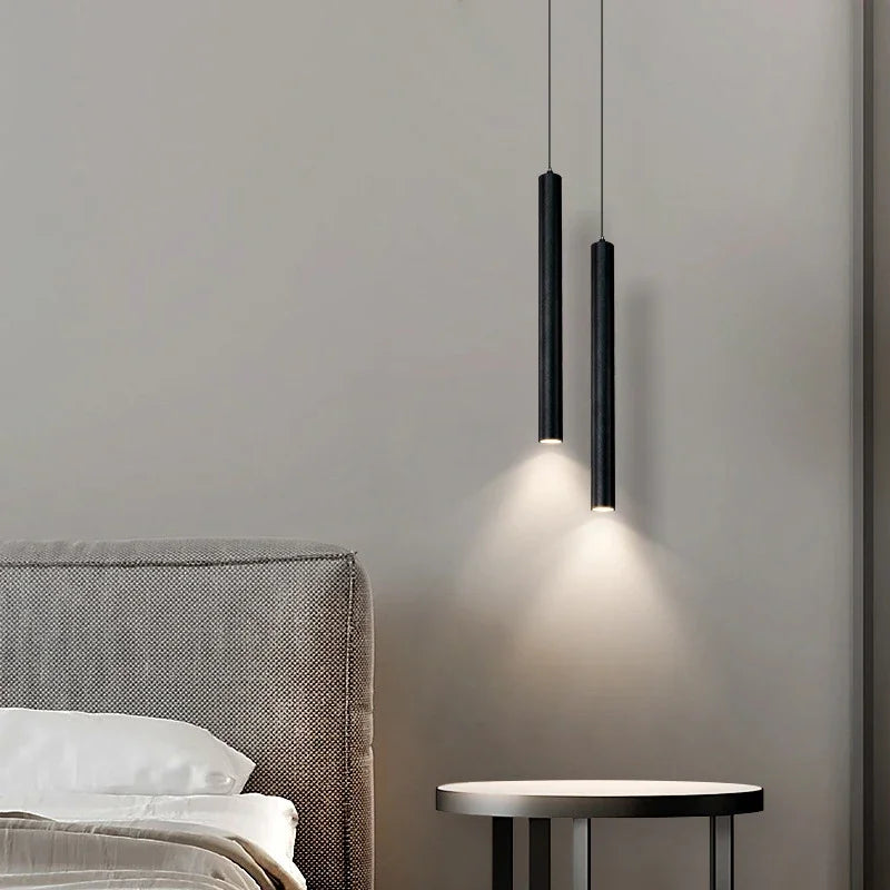 Modern Nordic LED Pendant Lamp: Double Head Hanging Light for Dining Room