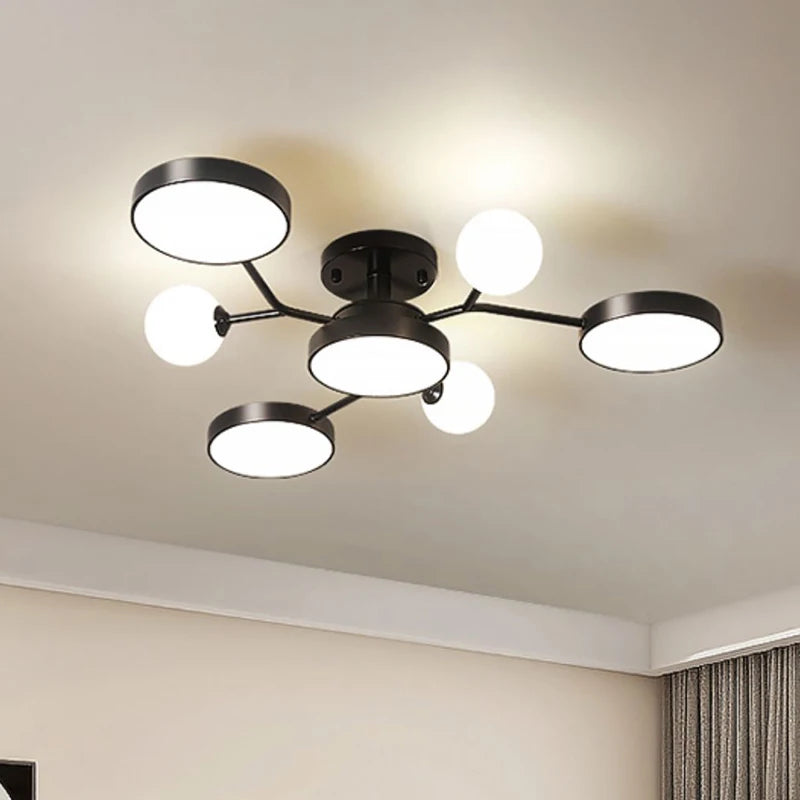 Nordic LED Chandeliers - Modern Ceiling Chandelier for Living Room, Bedroom, Kitchen