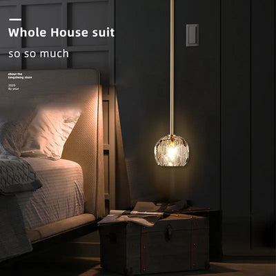 LED Nordic Modern Small Chandelier G9 AC90-260V Bedroom Bedside Chandelier Dining Room Living Room Bar Creative Crystal Light