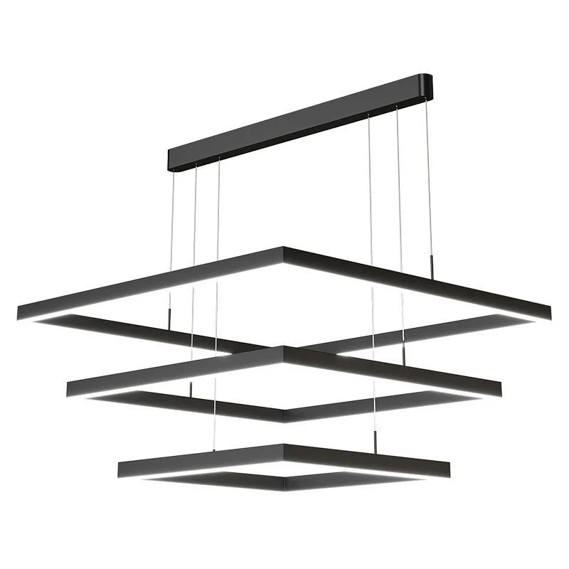 Modern Minimalist LED Chandelier - Nordic Creative Lighting for Living Room and Restaurant