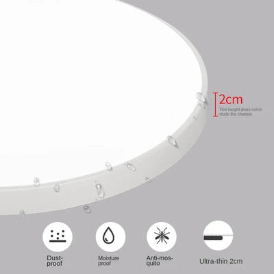 Contemporary Circular LED Ceiling Lamp - Study Eye Protection Lamp for Bedroom, Bathroom, Hallway