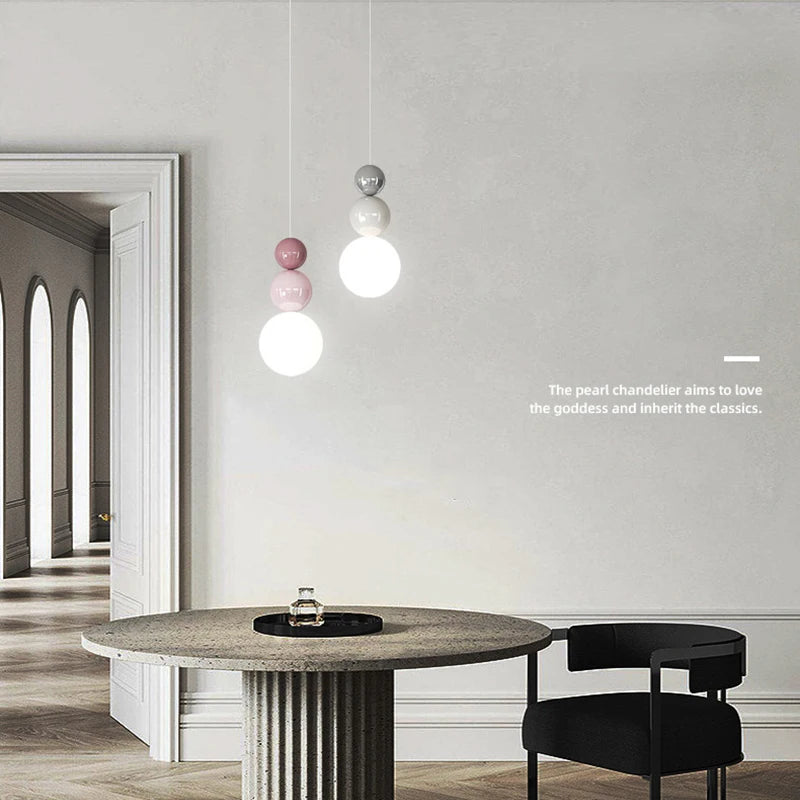 Nordic Pendant Light: Modern LED Illumination for Versatile Spaces