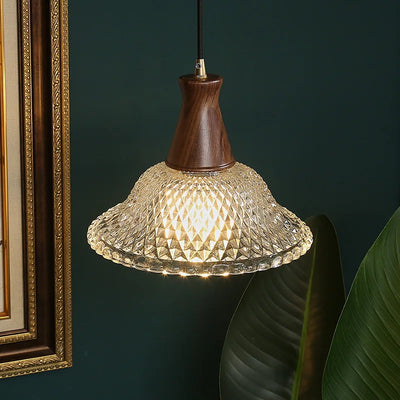 Japanese Loft Retro Glass Chandelier - Timeless Elegance with a Vintage Twist