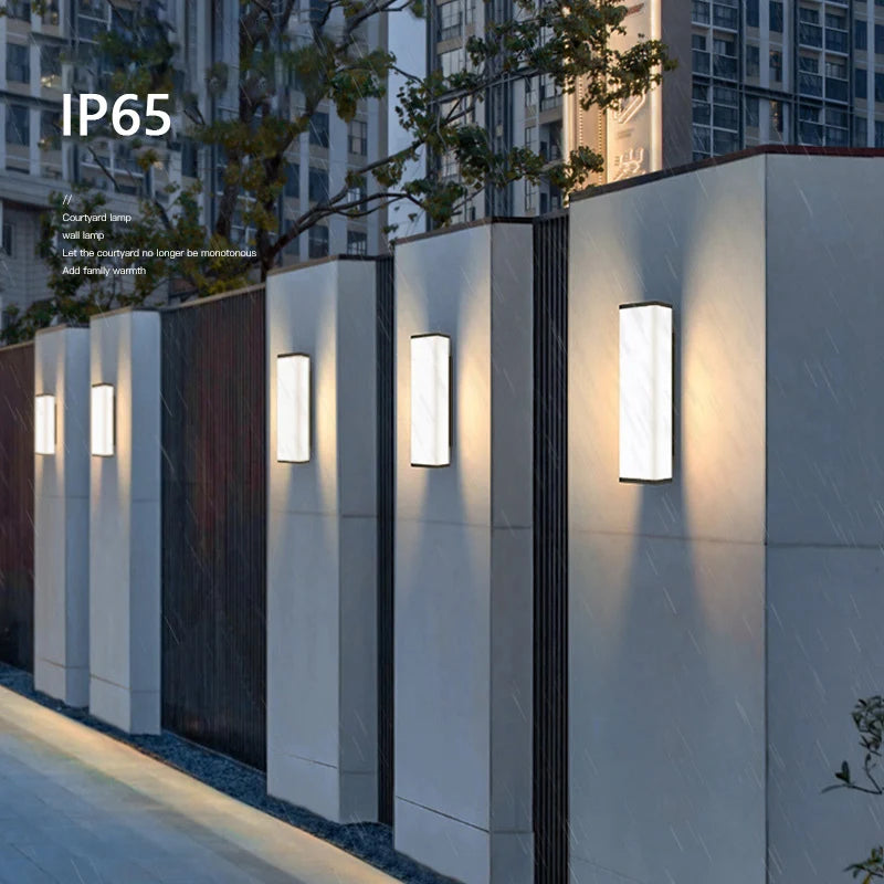 Stainless Steel Outdoor Wall Lamp: Modern LED Lighting for Outdoor Spaces