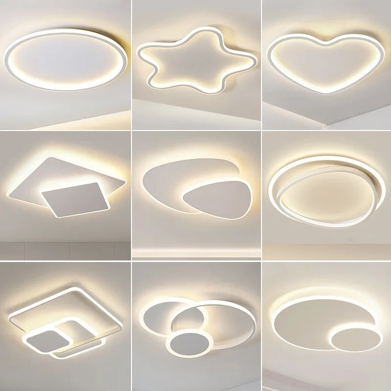 Modern LED Ceiling Chandelier Lamp - Versatile Lighting Fixture for Various Indoor Spaces