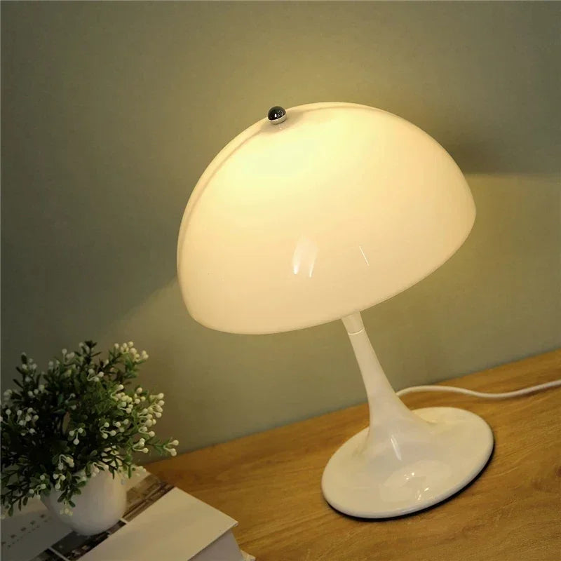 Modern White Mushroom Floor Light - Versatile Standing Lamp for Living Room and Bedside