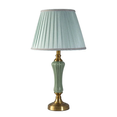 Chic Ceramic Nordic Table Lamp - Elegant Illumination for Hotel Bedrooms and Living Spaces