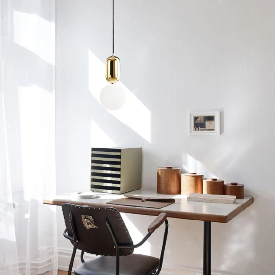 Nordic Simple Single Head Pendant Light: Modern Elegance for Your Space