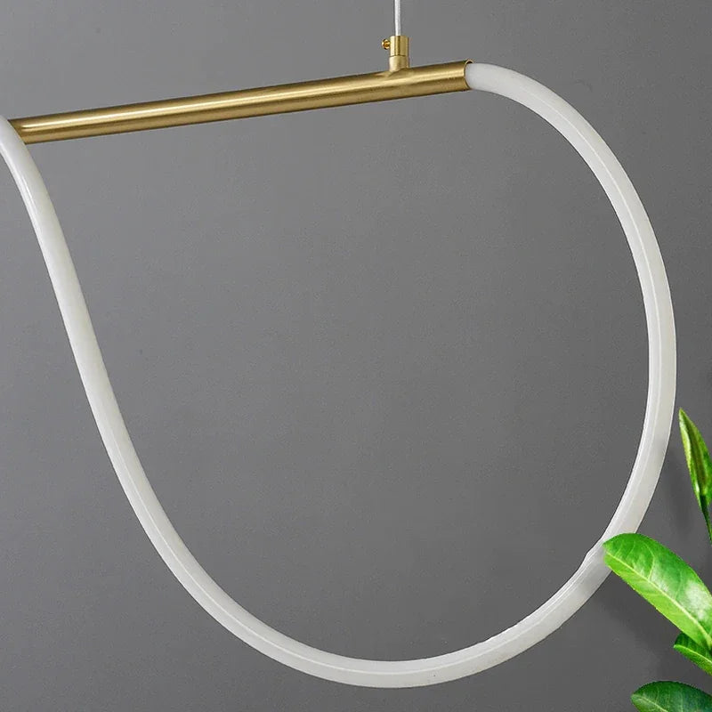 Modern Long Hose LED Ceiling Chandelier: Illuminate Your Living Spaces with Style