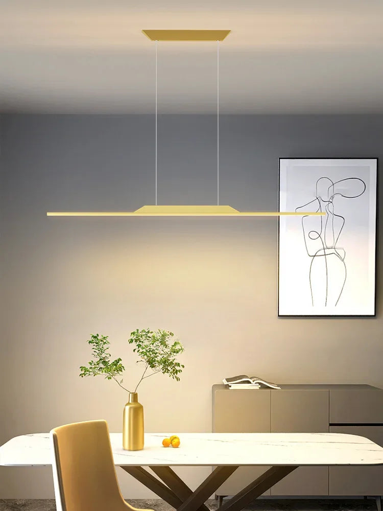 Simple Modern LED Chandeliers for Dining Room and Bar