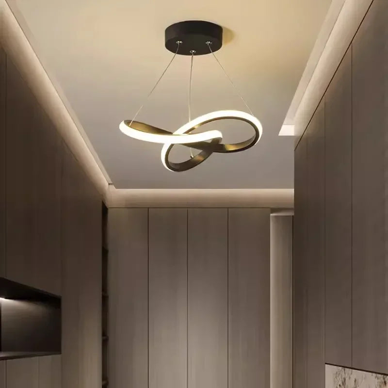 Nordic LED Ceiling Pendant Lamp: Creative Illumination for Dining Rooms and Corridors