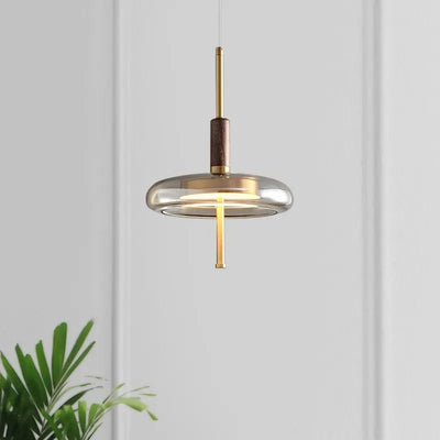 Nordic Loft Glass Pendant Light - Modern LED Hanging Lamp for Home Decoration in Kitchen, Dining Room, and More