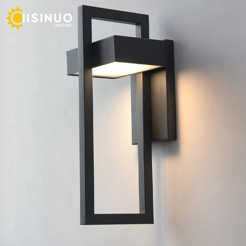 Retro Vintage Waterproof Outdoor LED Wall Sconce - 10W Garden and Porch Light