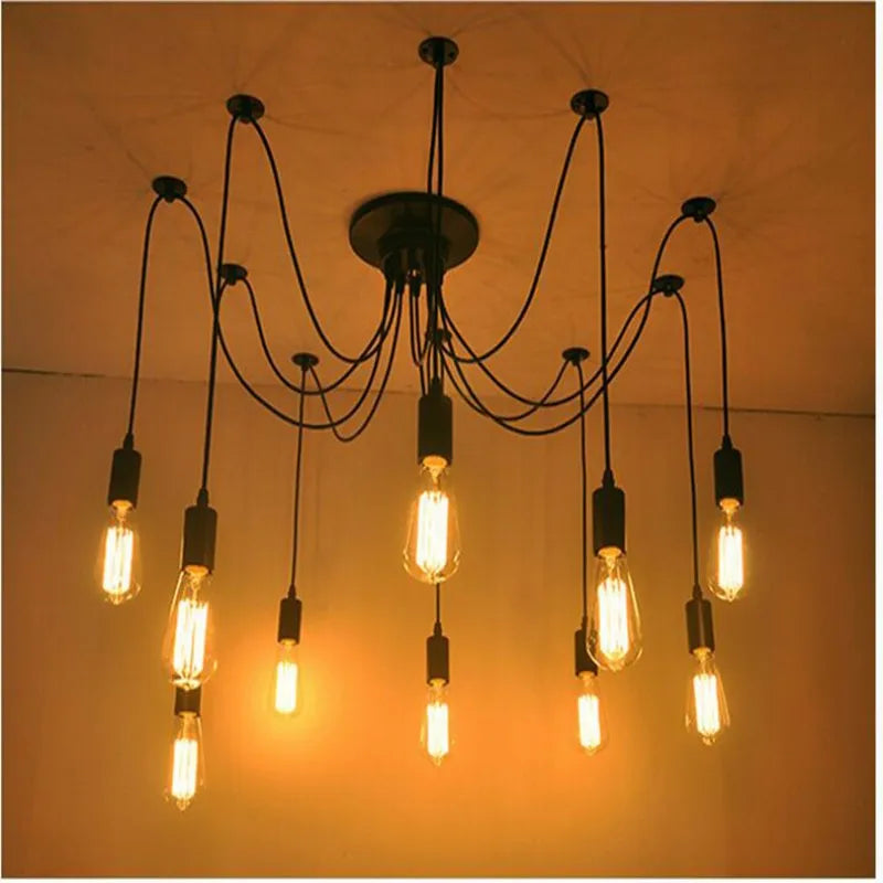 DIY Pendant Lights: Modern Retro Chandelier for Stylish Home Decor