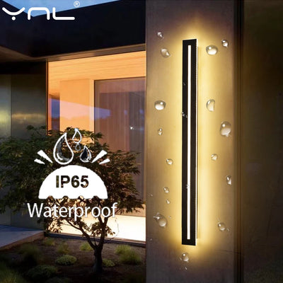 Waterproof LED Outdoor Lighting Wall Lamps IP65 - Long Wall Lights Fixtures for Porch, Balcony, Villa, and Garden