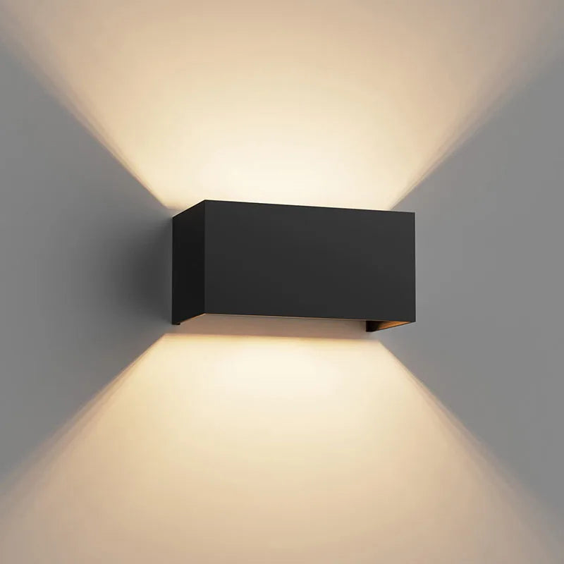 Contemporary Aluminum LED Wall Lamp - Waterproof IP65 Outdoor/Indoor Wall Light