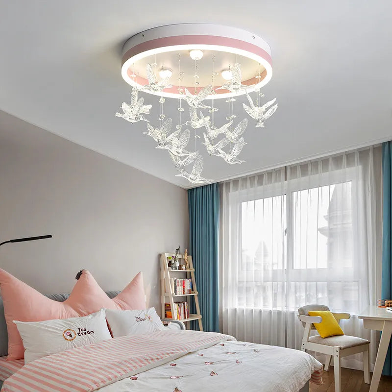 Cute LED Pendant Light: Perfect for Girls' Rooms and Baby Nurseries