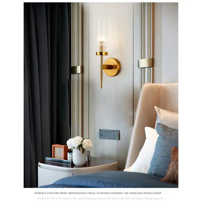 Europe Golden Wall Lamp: Illuminate Your Home with Elegance