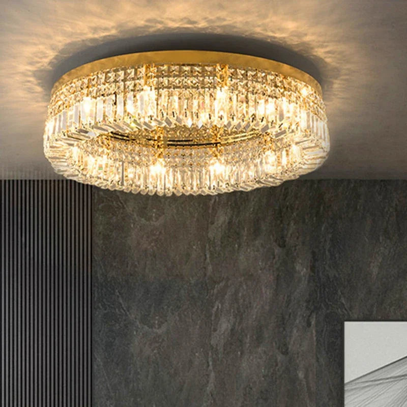 Modern Crystal Ceiling Light: Illuminate Your Space with Elegance