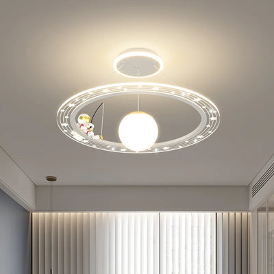 Modern Astronaut LED Chandeliers: A Fun and Functional Lighting Solution for Children's Rooms