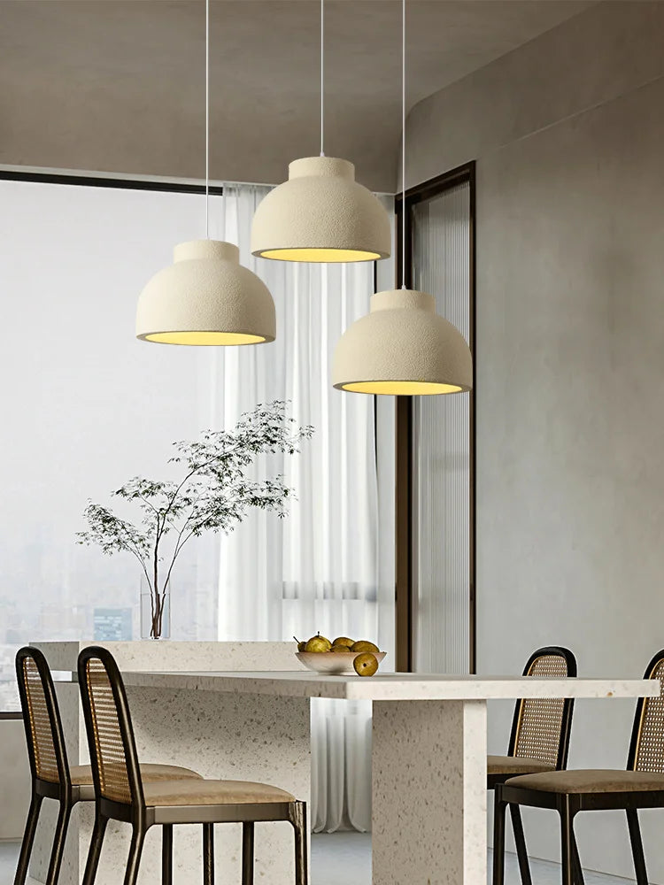 Nordic Wabi Sabi Pendant Lights - Minimalist Bedroom LED Chandeliers