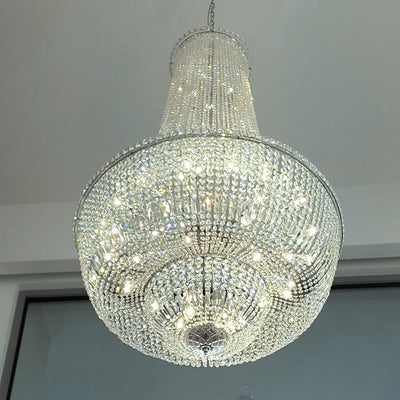 Phube Large Empire Gold Crystal Chandelier Light