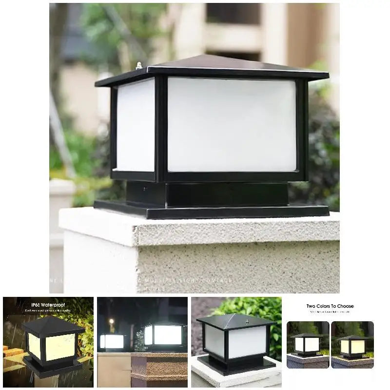 Solar Fence Light - IP65 Outdoor Garden Lamp for Gate and Wall Decoration