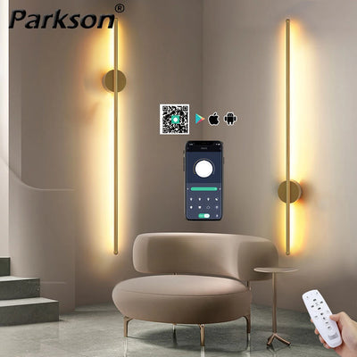 Modern LED Wall Sconce Lamp - Long Light for Living Room Decor, Bedside, Ceiling Indoor Lighting