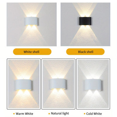 Modern LED Wall Lamp | Waterproof Exterior and Interior Lighting