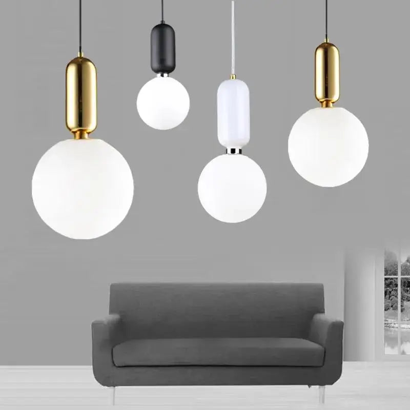 Nordic Glass Ball Pendant Lights: Illuminate Your Space with Modern Elegance