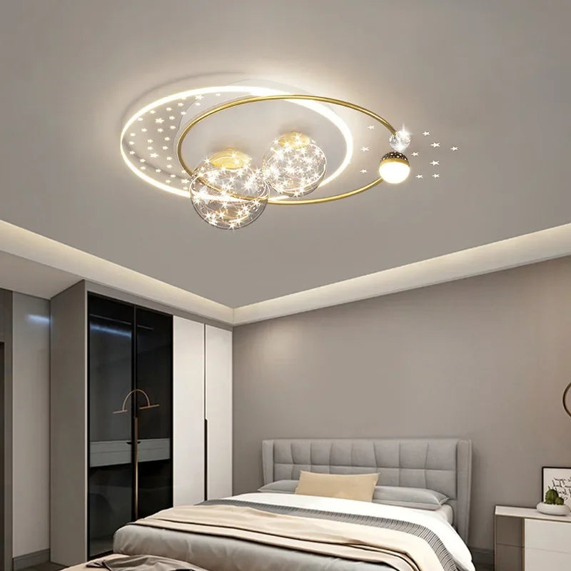 Modern LED Ceiling Lamp - Sleek Illumination for Versatile Spaces