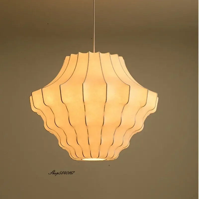 Designer Silk Pendant Lamp - Multiple Styles for Dining Room and Kitchen Island