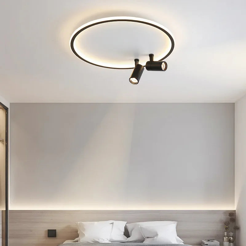 Modern Aisle LED Ceiling Light With Spotlight Chandelier - Home Decoration Lighting Fixture for Living, Dining Room, Bedroom