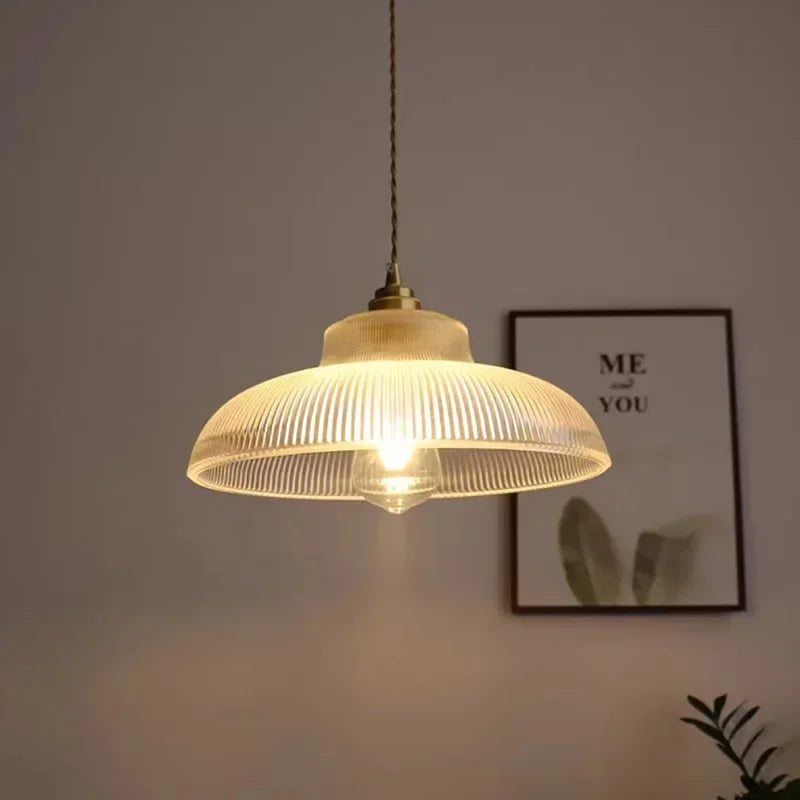 LED Vintage Glass Pendant Light