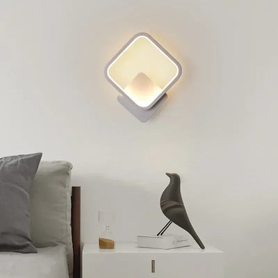 Minimalist LED Wall Lamp | Round & Square Sconces