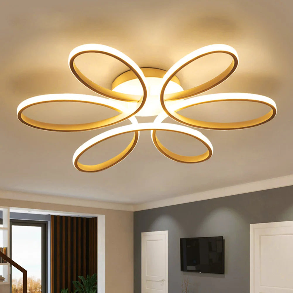 Modern LED Flower Ceiling Lights - Nordic Home Indoor Lighting