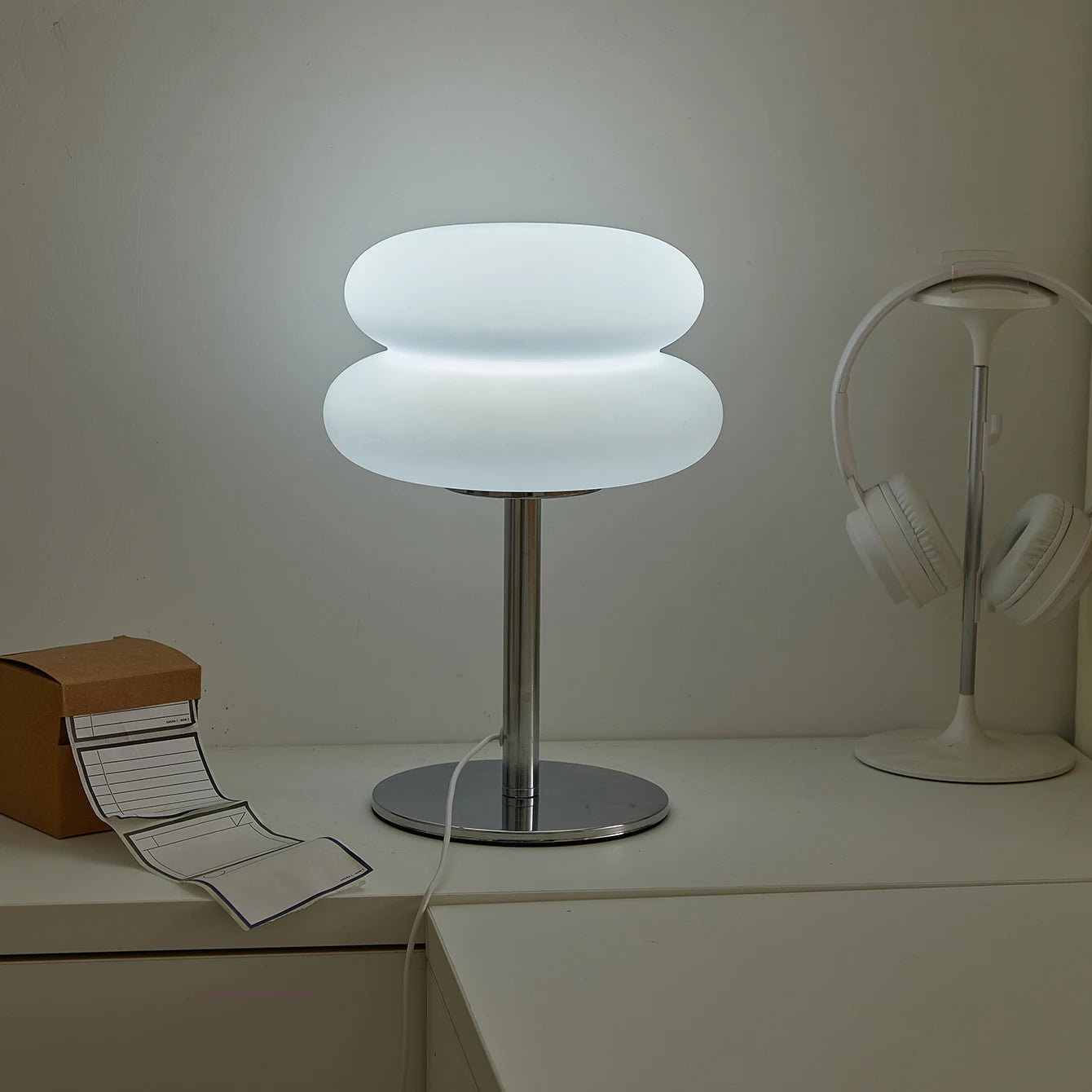 Bauhaus Retro Table Lamp with 9-Level Brightness Dimming | Nordic Mushroom Lamp for Bedroom, Living Room & Office