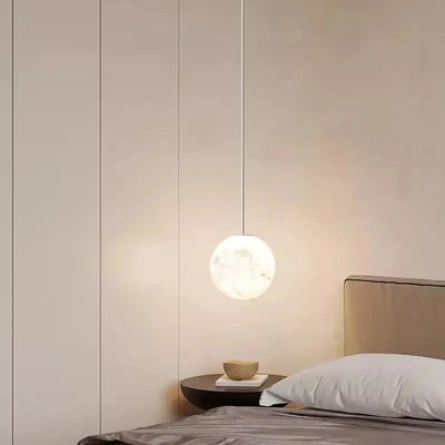 Lunar Astronaut Pendant Light - Minimalist Charm for Bedroom Decor