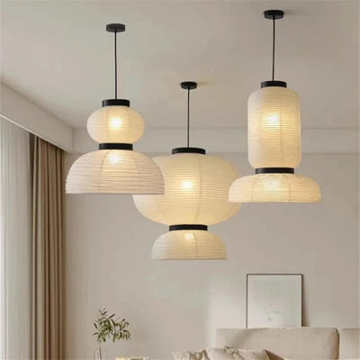 Formakami Pendant Lamp - Art Rice White Paper Lamp