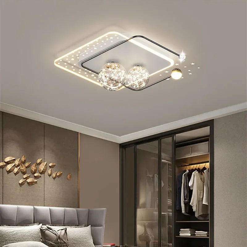 Modern LED Ceiling Lamp - Sleek Illumination for Versatile Spaces