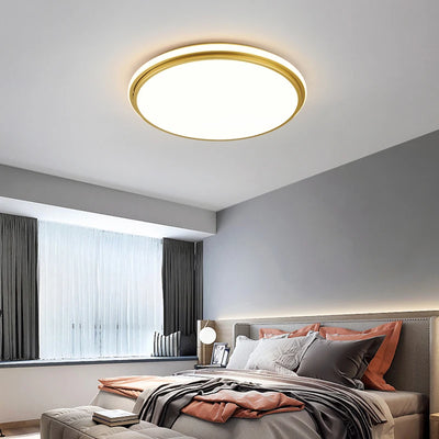 Nordic LED Golden Ceiling Light - Stylish Illumination for Living Room, Bedroom, Kitchen