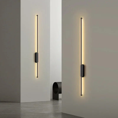 Modern Straight Line LED Wall Lights | Bedroom Living Room Kitchen Fixtures