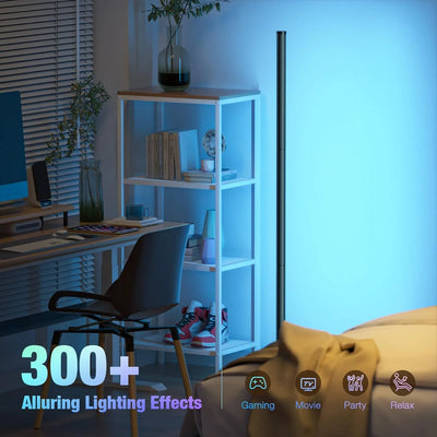 Smart RGB Dream Color Floor Lamp - Modern Mood Lighting with Music Sync