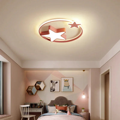 Children's Room Cartoon Star Ceiling Lamp