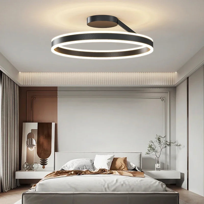 Modern LED Ceiling Light Chandelier - Stylish Pendant Fixture for Living, Dining, or Bedroom