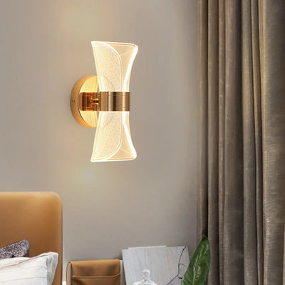 Luxury LED Acrylic Wall Lamp - Exquisite Illumination for Bedroom and Living Room